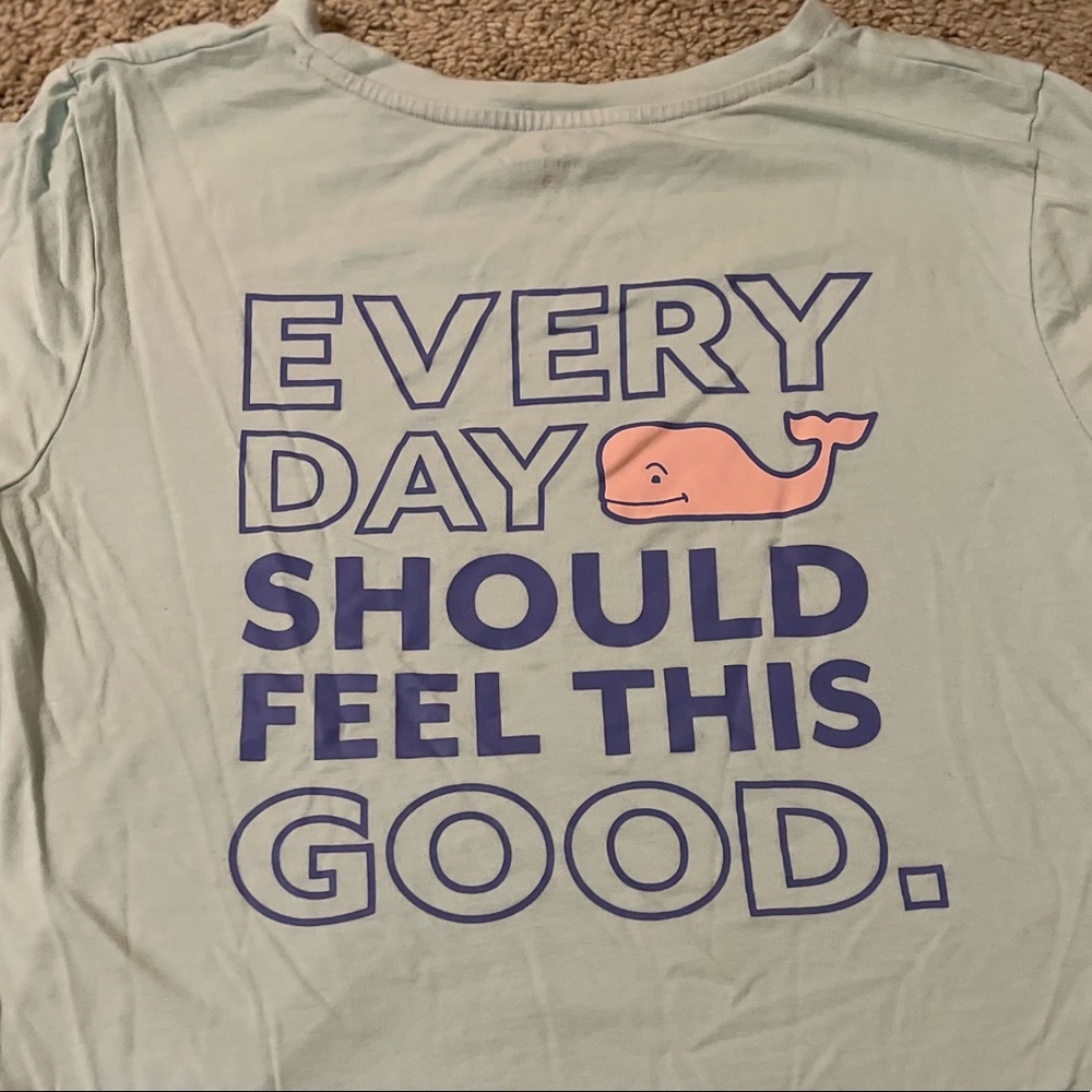 Mint green Vineyard Vines Shirt
